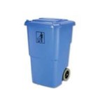 BIN SQUARE 100L WHEELED DUSTBIN