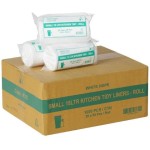 BIN LINER / GARBAGE BAG KITCHEN TIDY WHITE 18L BOX 1000