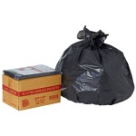 BIN LINER / GARBAGE BAG BLACK H/DUTY 25UM 80L BOX 250