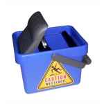 SQUARE MOP WRINGER BUCKET 12L BLUE