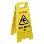 SIGN CAUTION WET FLOOR