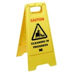 SIGN CAUTION CLEANING IN PROGRESS