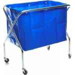 METAL X WASTE TROLLEY WITH BAG