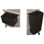 FOOD SERVICE TROLLEY BINS (1 LARGE WASTE BIN - 1 SMALL CUTLERY BIN)