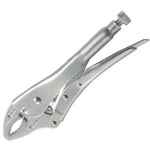 CURVED JAW LOCKING PLIER WITH CUTTER INSULATED HANDLE 250MM 70730 TYPHOON