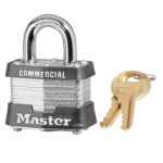 PADLOCK LAMINATED MASTER COMMERCIAL GREY BAND 40MM KA 0512