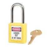 PADLOCK SAFETY LOCKOUT YELLOW 0410 KA TO 4XX7001