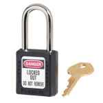 PADLOCK SAFETY LOCKOUT BLACK 0410 KA TO 4XX0004