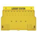 PADLOCK STATION 10 LOCK W/COVER-UNF