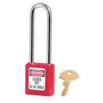 PADLOCK SAFETY LOCKOUT 76MM SHACKLE RED 0410 KD