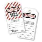 SAFETY TAG DANGER DO NOT OPERATE PACK 12