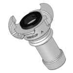 HOSE END TYPE A MINSUP BELLOW S/STEEL 25MM / 1IN  SS AH25STS-B DIXON