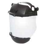 FACE SHIELD V-GARD HEADGEAR STANDARD CLEAR PC 102MM W/STD CHINGUARD
