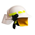HELMET CAIRNS FIRE WHITE W/FS NFPA