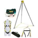 CONFINED SPACE ENTRY KIT C/W RETRIEVAL ROPE KIT 4:1 15M TRAVEL & BAG
