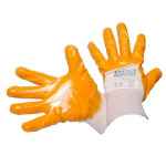 GLOVES NITROLITE PALM COAT KNIT WRIST YELLOW SMALL
