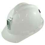 HARD HAT V-GARD ELITE WHITE PUSH-KEY SUSPENSION METAL LAMP BRACKET MSA