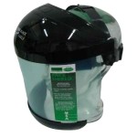 FACE SHIELD CLEAR VISOR BLACK EAGLE COMPLETE WITH CHINGUARD MSA 227500CL