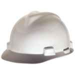 HARD HAT V-GARD WHITE 4PT PUSH-KEY SUSPENSION PLASTIC LAMP BRACKET