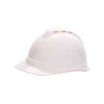 HARD HAT V-GARD 500 WHITE VENTED 6PT FAS-TRAC 3 SUSPENSION MSA