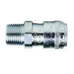 HI CUPLA - ONE TOUCH 1/2IN MALE SOCKET 200-40SM