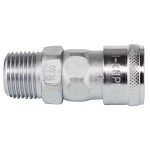 STAINLESS HI CUPLA 1/2IN MALE SOCKET 40SMSUS