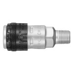 TYPE 200 LOCK CUPLA 1/4IN MALE SOCKET L-20SM