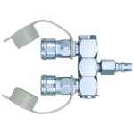 ROTATING BRANCH AIR LINE CUPLA 2-OUTLET TYPE RTCUPLA