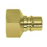 BRASS HI CUPLA 100 3/4IN FEMALE PLUG 600PFB