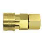 BRASS HI CUPLA 1/2IN FEMALE SOCKET 40SFB