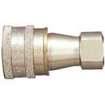BRASS VACUUM CUPLA WITH C308 SEAL 3/8IN SOCKET 3SV