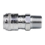 STAINLESS HI CUPLA 100 3/4IN MALE SOCKET 600SMSUS