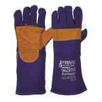 GLOVES WELDERS PYROMATE BLUE & GOLD LARGE KBW16E