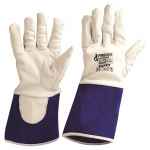 GLOVES WELDING PREMIUM GOATSKIN WITH KEVLAR FINELINING MED