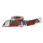 BARRICADE / BARRIER TAPE DANGER DO NOT ENTER RED/WHITE 100M X 75MM