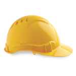 HARD HAT V6 VENTED 6PT PUSH LOCK HARNESS YELLOW