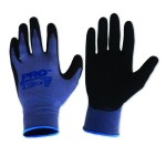 GLOVES SYN LATEX BLACK PANTHER PALM/NYLON LINER SIZE 11