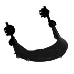 HARD HAT BROWGUARD C/W EARMUFF ATTACHMENT TO SUIT VC/VS/VM/VS5
