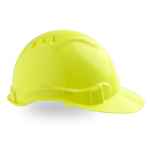 HARD HAT V6 VENTED 6PT PUSH LOCK HARNESS FLURO YELLOW