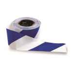 BARRICADE / BARRIER TAPE BLUE/WHITE 75MM X 100M BTBW100X75