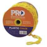 CHAIN PLASTIC YELLOW 8MM X 25M BA900-YELLOW