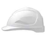 HARD HAT V9 UNVENTED 6PT PUSH LOCK HARNESS WHITE