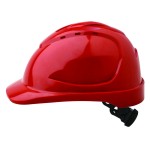 HARD HAT V9 VENTED 6PT RATCHET HARNESS RED