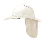 SHADE HALO HARD HAT BRIM - PLASTIC WHITE V6PBW