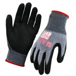 GLOVES ARAX NITRILE DIP ON 13G LINER CUT D SIZE 11
