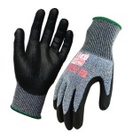 GLOVES ARAX TOUCH ARAX LINER WITH PU DIP PALM CUT D SIZE 7