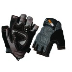 GLOVES LTHR SYN PROFIT FINGERLESS SML