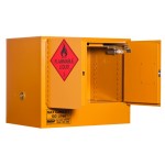 FLAMMABLE CABINET 100LTR 2 DOOR 1 SHELF PRATT