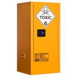 TOXIC CABINET 60LTR 1 DOOR 2 SHELF PRATT