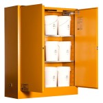 TOXIC CABINET 250LTR XL 2 DOOR 3 SHELF PRATT